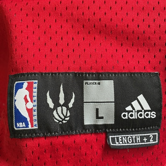 Raptors - NBA Basketball Adidas Jersey - Parker  18 - Red- Large +2 Length - Picture 6 of 16